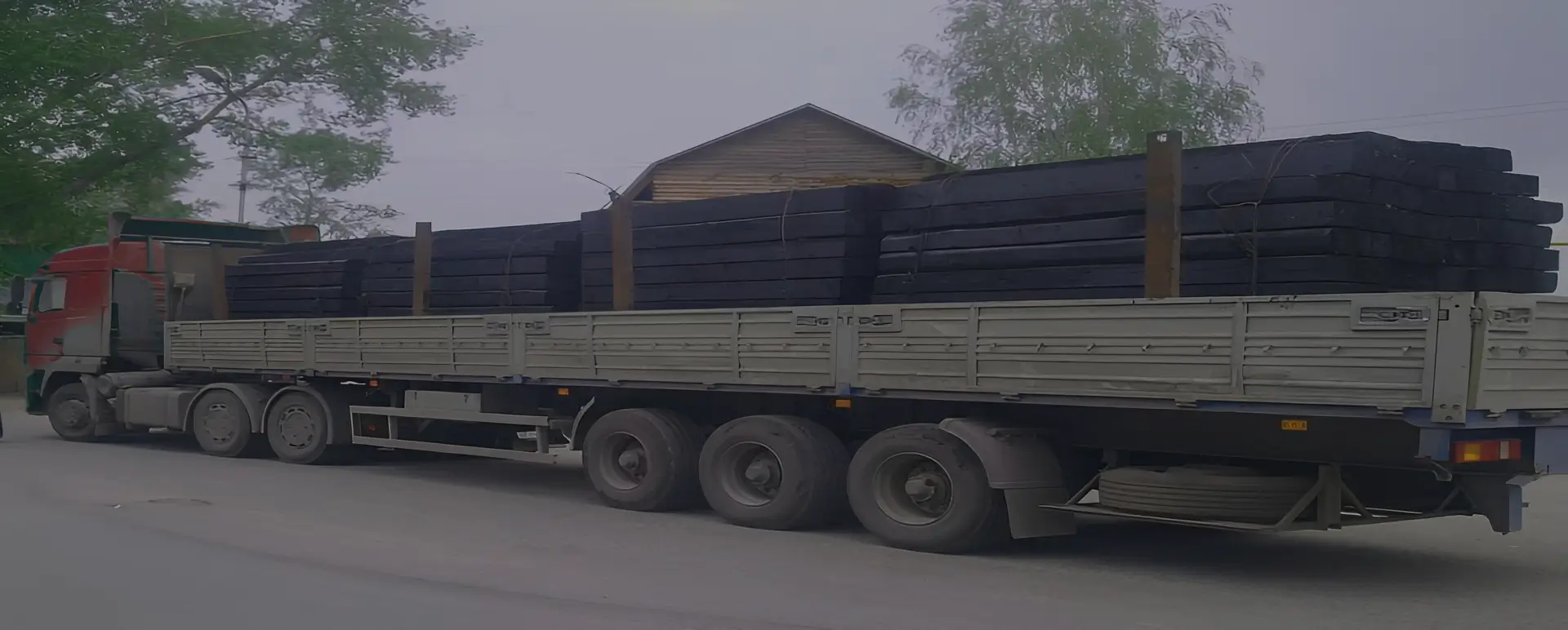 Сервис от транспортной компании по доставке шпал по России из Васильево автотранспортом